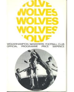 Wolverhampton Wanderers vChelsea official programme 04/05/1968