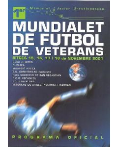 Veterans World Championship in November 2001 official programme