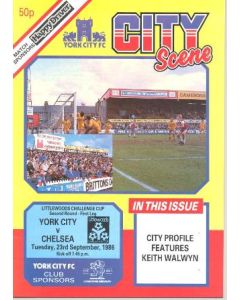 York City vChelsea official programme 23/09/1986