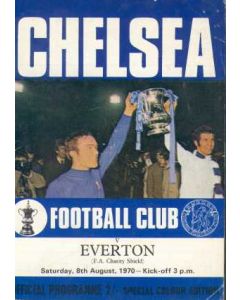1970 Charity Shield Official Programme Chelsea v Everton 08/08/1970