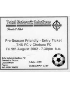 Total Network Solutions v Chelsea Non Laminated Ticket