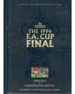 1994 FA Cup Final Programme Chelsea v Manchester United