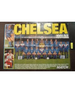 Chelsea FC on one side and Nottingham Forest on the other side large poster