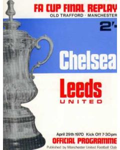 1970 FA Cup Final Replay at Old Trafford Chelsea v Leeds United