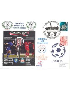 The Carling Cup Final 2005 Chelsea v Liverpool 27/02/2005 at Millennium Stadium Cardiff First Day Cover