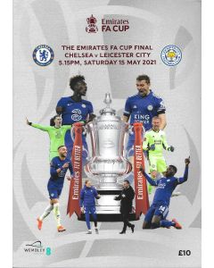 2021 FA Cup Final Official Programme Chelsea v Leicester City 15/5/2021