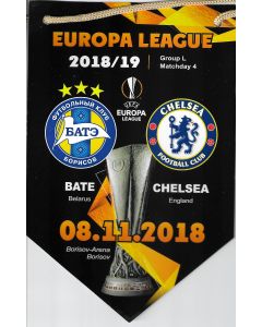 Rare Pennant Bate Borisov v Chelsea 2018