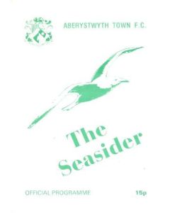 Aberystwyth Town v Chelsea official programme 13/08/1982
