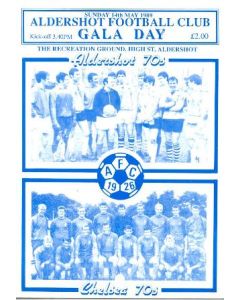 Aldershot v Chelsea official programme 14/05/1989