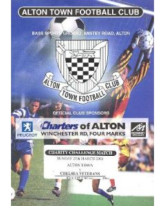 Alton V Chelsea Veterans Programme 25/03/2001 postponed match