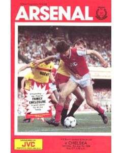 Arsenal v Chelsea official programme 25/10/1986