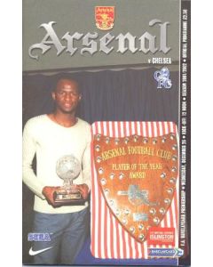 Arsenal v Chelsea official programme 26/12/2001