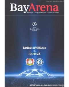 Bayer Leverkusen v Chelsea official programme 23/11/2011 Champions League