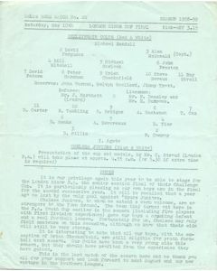 Bexleyheath Colts v Chelsea Juniors official programme 10/05/1959 London Minor Cup Final
