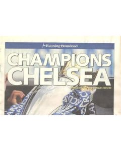 Champions Chelsea 2005-2006 Evening Standard souvenir newspaper