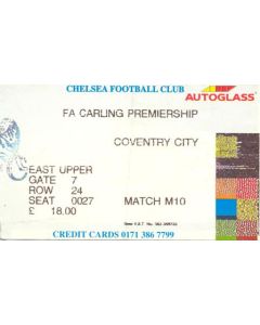Chelsea v Coventry City used ticket of an unknown season Premier League