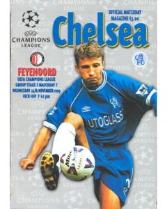 Chelsea v Feyenoord official programme 24/11/1999 Champions League