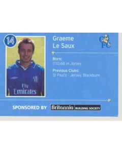 Chelsea Graeme Le Saux card of 2000-2001