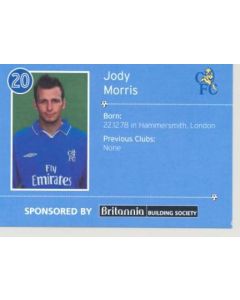 Chelsea Jody Morris card of 2000-2001