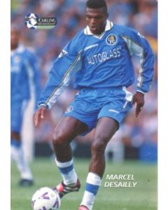 Chelsea Marcel Desailly unofficial postcard of season 1998-1999