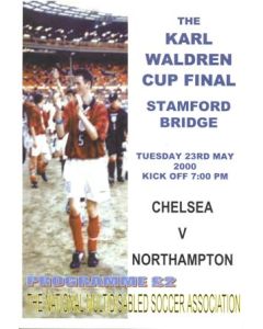 Chelsea v Northampton official programme 23/05/2000 The Karl Waldren Cup Final