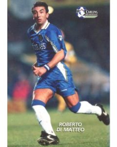 Chelsea Roberto di Mateo unofficial postcard of season 1998-1999