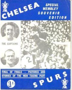 1967 FA Cup Final Brochure Chelsea v Tottenham Hotspur 20/05/1967