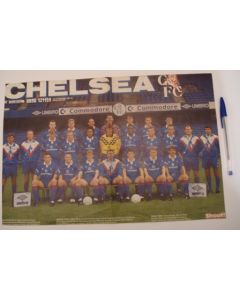 Chelsea FC multi-signed poster
