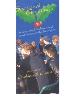 Chelsea & Coors Christmas greetings card