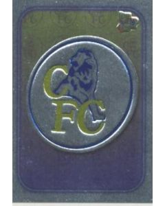 Chelsea emblem card silver of 2000-2001
