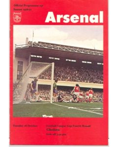 1976 Arsenal v Chelsea football programme