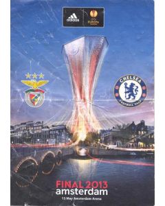 Chelsea V Benfica Europa League Final 2013 leaflet