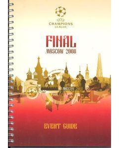 2008 Manchester United v Chelsea VIP Events Guide for the League Cup Final, played in Moscow in 2008, given to UEFA officials only