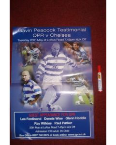 Queen's Park Rangers v Chelsea poster 20/05/2003 Gavin Peacock Testimonial Match