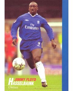 Chelsea - Jimmy Floyd Hasselbaink unofficial Thai produced colour postcard