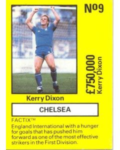 Kerry Dixon Chelsea Card