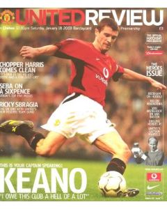 Manchester United v Chelsea official programme 18/01/2003 United Review