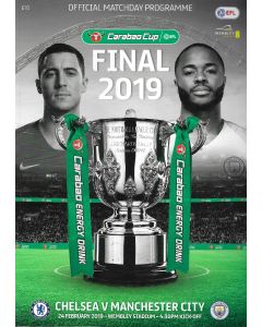 2019 League Cup Final Programme Chelsea v Manchester City