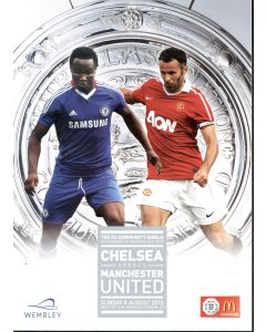 2010 Community Shield Programme Chelsea v Manchester United