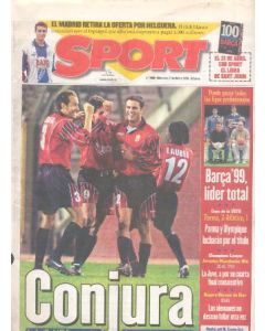 Sport Spanish newspaper in Spanish of 21/04/1999, covering Majorca v Chelsea