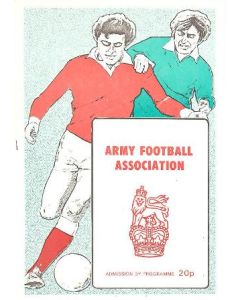 Army Football Association vChelsea official programme 11/01/1978 friendly match