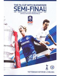 2012 FA Cup Semi-Final Tottenham Hotspur v Chelsea official programme 15/04/2012