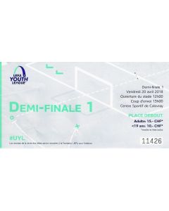 2018 UEFA Youth League Semi Final Ticket - Chelsea v Porto in good condition.